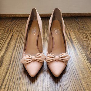 Franco Sarto Arabella Pink Leather Pump Size 8